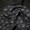 Japanese cloth 52x52 night blue - Asanoha prints. Gift wrapping cloth.