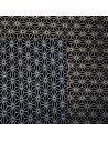 Japanese cloth 52x52 night blue - Asanoha prints. Gift wrapping cloth.