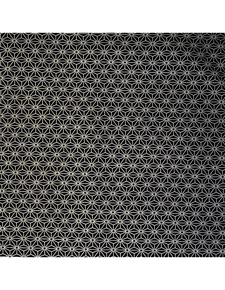 Japanese cloth 52x52 night blue - Asanoha prints. Gift wrapping cloth.