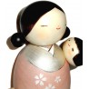 Kokeshi doll - Baby-sitter. Japanese wooden dolls