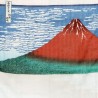 Serviette en gaze 89x32 - Gaifû kaisei d'Hokusaï. Tissus japonais