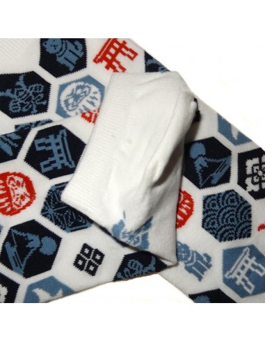 Chaussettes japonaise tabi - Du 39 au 43 - Motifs de Nippon Kamon. Chaussettes à orteils.