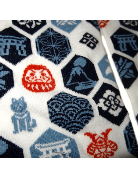Chaussettes japonaise tabi - Du 39 au 43 - Motifs de Nippon Kamon. Chaussettes à orteils. Chaussettes japonaise tabi - Du 39 au 43 - Motifs de Nippon Kamon. Chaussettes à orteils.