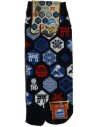 Tabi Japanese  socks Size 39 to 43 - Nippon Kamon prints. Split toes flip flop socks.