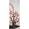 Tenugui Akita Collection - Shidarezakura print. Japanese decorative cloths and fabrics.