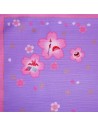 Furoshiki cloth lavender 50x50 - Maiko and Sakura. Japanese gift wrapping fabric.