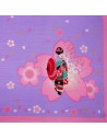 Furoshiki cloth lavender 50x50 - Maiko and Sakura. Japanese gift wrapping fabric.