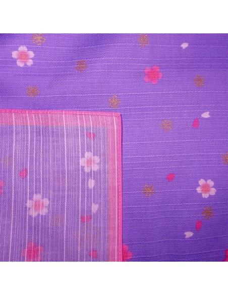 Furoshiki tissu lavande 50x50 - Maiko et Sakura. Emballage cadeaux tissus japonais. Furoshiki tissu lavande 50x50 - Maiko et Sakura. Emballage cadeaux tissus japonais.