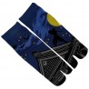 Tabi Japanese  socks Size 39 to 43 - Ninja print. Split toes flip flop socks.