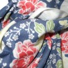 Serviette en gaze 90x34 cm - Motifs floraux. Tissus et textiles japonais