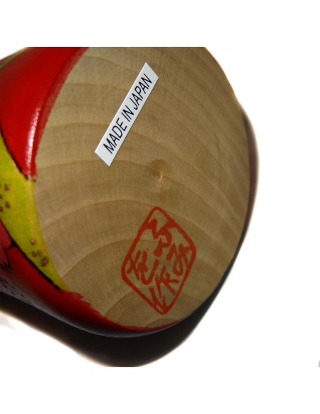 Kokeshi doll - Full blossom. Japaense wooden dolls. Kokeshi doll - Full blossom. Japaense wooden dolls.