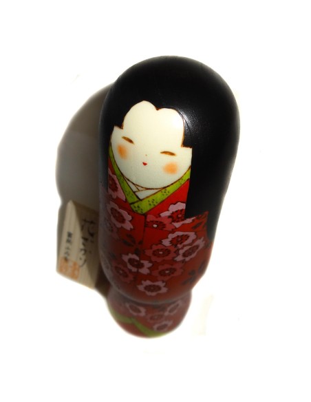 Kokeshi doll - Full blossom. Japaense wooden dolls. Kokeshi doll - Full blossom. Japaense wooden dolls.