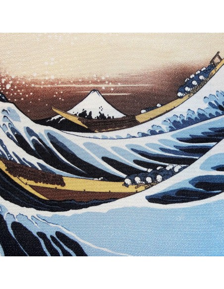 Furoshiki tissu 68x68 - Grande vague Hokusaï. Emballage cadeaux en tissus japonais. Furoshiki tissu 68x68 - Grande vague Hokusaï. Emballage cadeaux en tissus japonais.