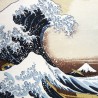 Furoshiki cloth 68x68- Hokusaï's Great Wave. Japanese cloth gift wrapping.