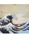 Furoshiki cloth 68x68- Hokusaï's Great Wave. Japanese cloth gift wrapping.