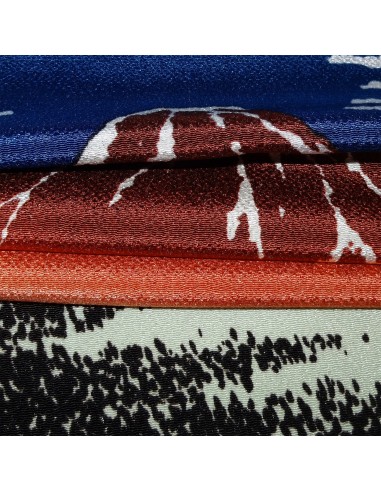 Furoshiki tissu 68x68 bleu - Gaifû kaisei d'Hokusaï. Emballage cadeaux en tissus japonais.