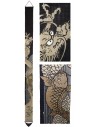 Slim hanging tapestry - Tô Ryû-Mon. Japanese wall decoration.