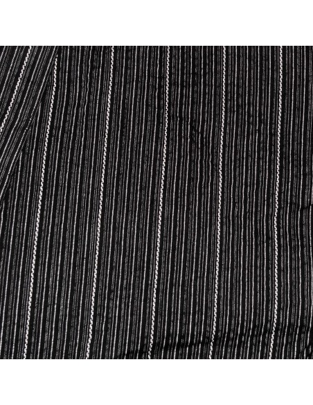 Jinbei Tunique vêtement japonaise d'été - noir - Taille M - Coton et Lin Jinbei Tunique vêtement japonaise d'été - noir - Taille M - Coton et Lin