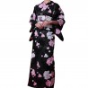 Yukata femme - Set 344, qualité supérieure. Kimono japonais d'été en coton