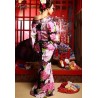Yukata femme - Set 346. kimono japonais d'été en coton