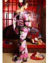 Yukata femme - Set 346. kimono japonais d'été en coton