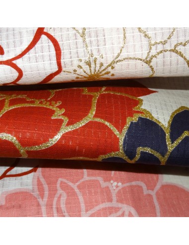 Women's Yukata - Set 345 - 348 - Kôbai technique. Japanese summer kimono.