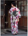 Yukata femme - Set 349. kimono japonais d'été en coton