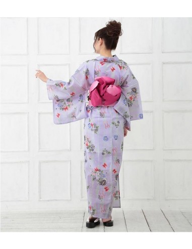 Yukata femme - Set 351. kimono japonais d'été en coton