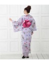 Yukata femme - Set 351. kimono japonais d'été en coton