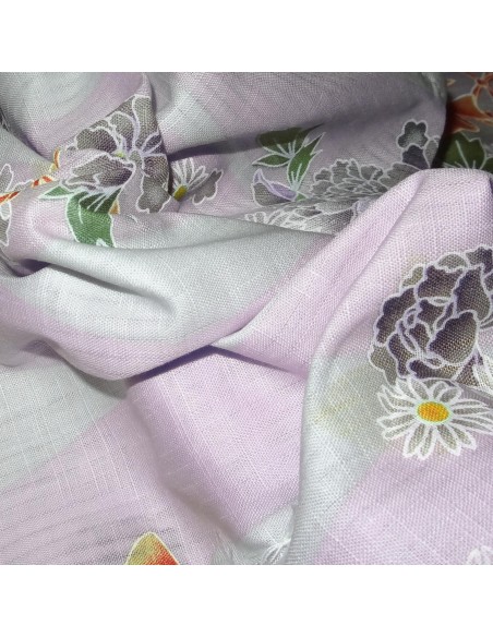 Yukata femme - Set 351. kimono japonais d'été en coton