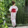 Yukata femme - Set 352 - Qualité supérieure. kimono japonais d'été en coton
