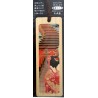 Signet marque-page en bois de Hinoki - Geisha au Fushimi Inari