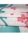 Tenugui - reversible - Fuji Sakura.  Japanese cloth and textile. Japanese decoration