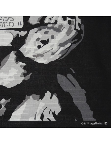 Furoshiki Japanese cloth black 70x70 - Darth Vader. Reusable gift wrapping fabric