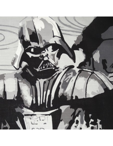 Furoshiki Japanese cloth black 70x70 - Darth Vader. Reusable gift wrapping fabric