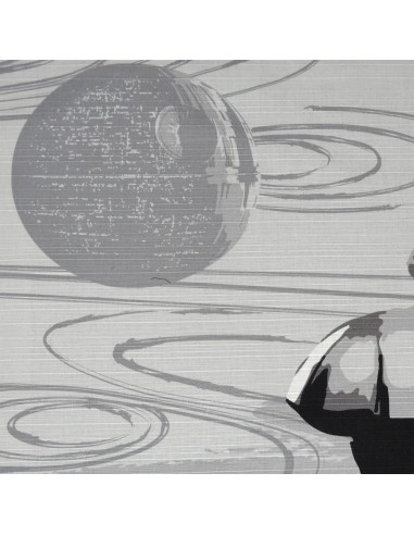 Furoshiki tissu japonais noir 70x70 - Dark Vador. Emballage cadeaux réutilisable en tissu