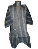 Jinbei 115 blue-gray  - LL size - Cotton and Linen