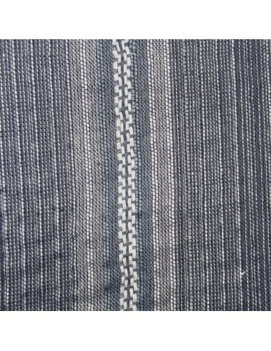 Jinbei Tunique vêtement japonaise d'été -  bleu grisé - Taille LL - Coton et Lin