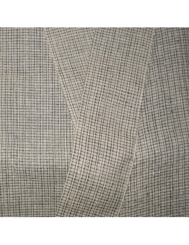 Jinbei Tunique vêtement japonaise d'été - beige verdâtre - Taille LL - Coton et Lin