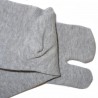 Chaussettes japonaises Tabi grises - Du 35 au 39. Chaussettes à orteils séparés.