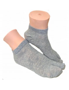 Chaussettes japonaises Tabi grises - Du 35 au 39. Chaussettes à orteils séparés. 2