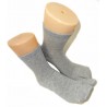 Chaussettes japonaises Tabi mi-mollet grises - Du 35 au 39. Chaussettes à orteils séparés.