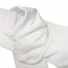 Chaussettes japonaises Tabi mi-mollet blanches - Du 35 au 39. Chaussettes à orteils séparés.