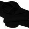 Short crew Tabi socks Size 39 to 43 - Solid black color. Split toes flip flop socks