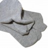 Short crew Tabi socks Size 43 to 46 - Solid grey color. Split toes flip flop socks