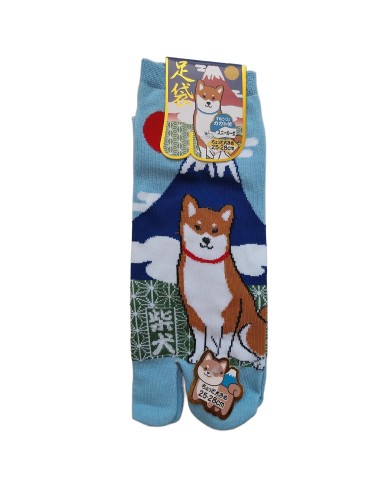 Chaussettes tabi - Pointure 39 à 43 - Motifs de Fuji et Shiba