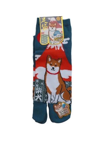 Chaussettes tabi - Pointure 39 à 43 - Motifs de Fuji et Shiba