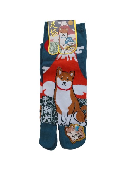 Chaussettes tabi - Pointure 39 à 43 - Motifs de Fuji et Shiba