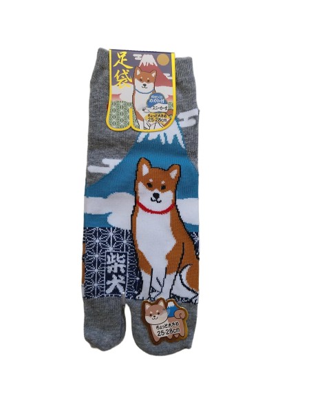 Chaussettes tabi - Pointure 39 à 43 - Motifs de Fuji et Shiba
