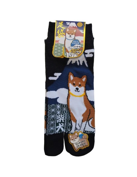 Chaussettes tabi - Pointure 39 à 43 - Motifs de Fuji et Shiba